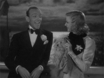 Filmruta från Får jag lov? med Fred Astaire och Ginger Rogers